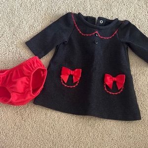 Gymboree dress and matching bloomers for baby girl 0-3 months